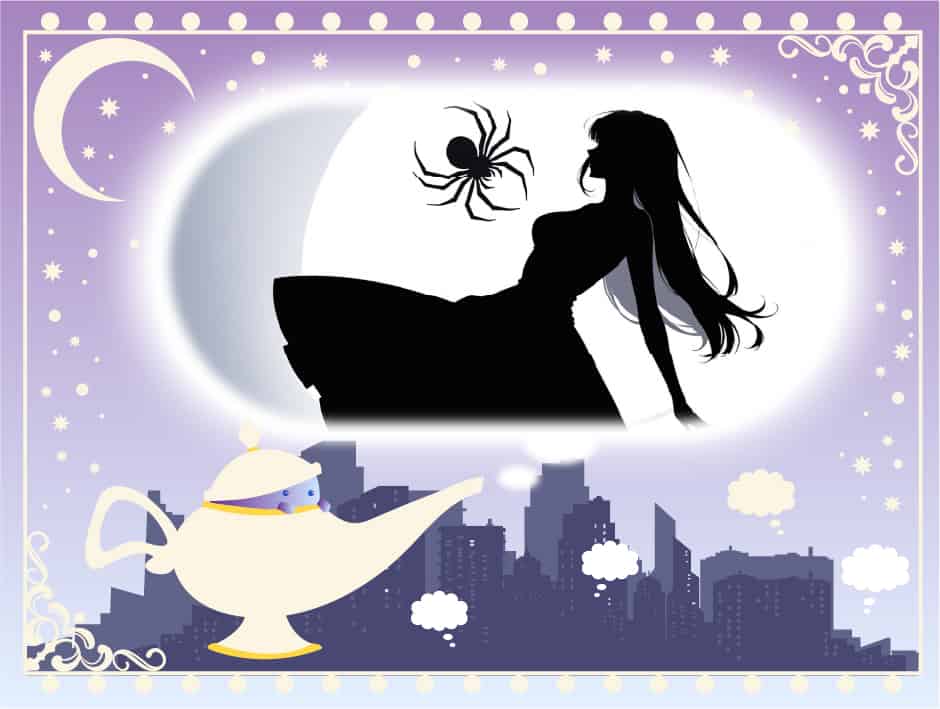 カラフルな蜘蛛が降りてきて、避けきれずに胸に吸い込まれた【実例解析】